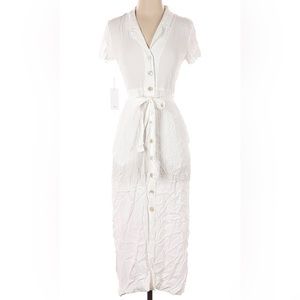 Aritzia Wilfred White Shirt dress XS